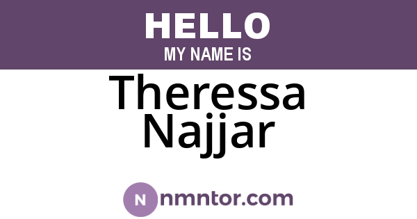 Theressa Najjar