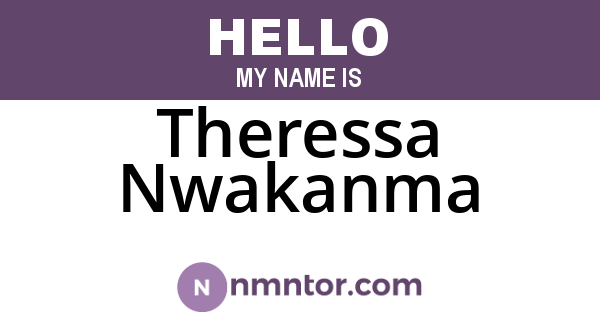 Theressa Nwakanma