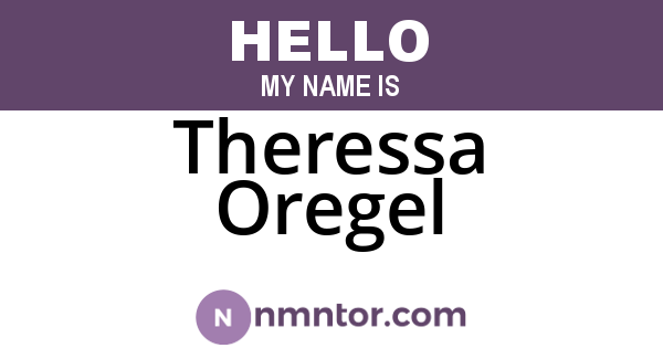 Theressa Oregel