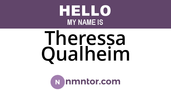 Theressa Qualheim