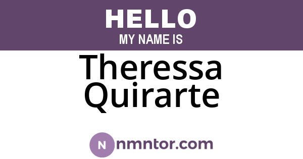 Theressa Quirarte