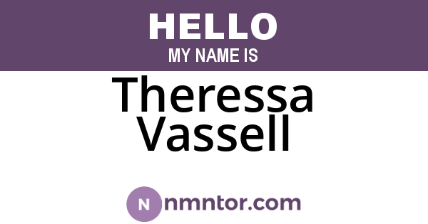 Theressa Vassell