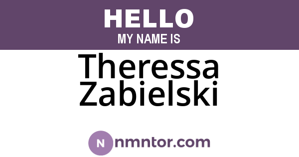 Theressa Zabielski