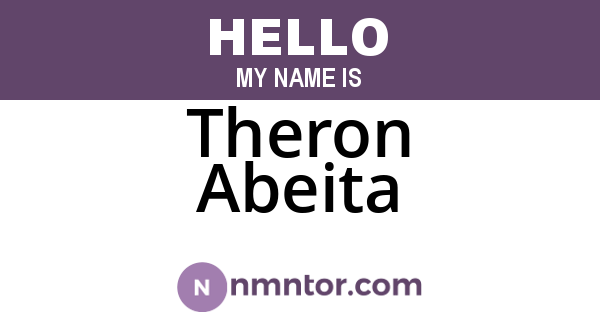 Theron Abeita