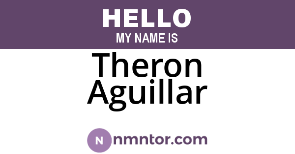 Theron Aguillar