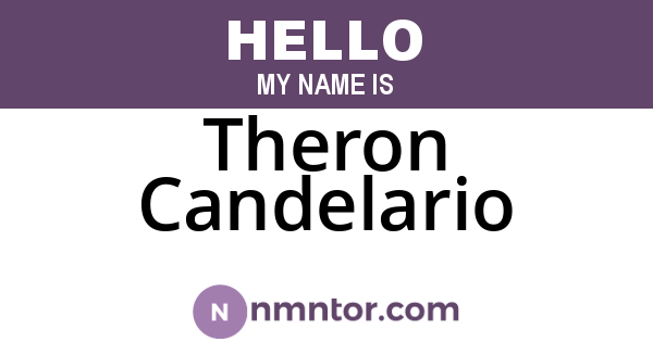 Theron Candelario