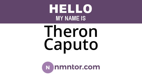Theron Caputo