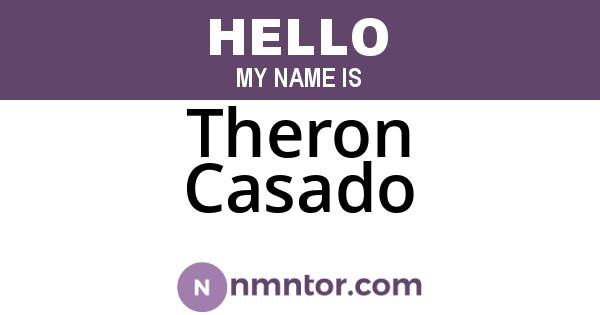 Theron Casado