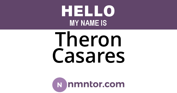 Theron Casares
