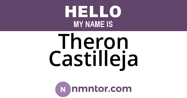 Theron Castilleja