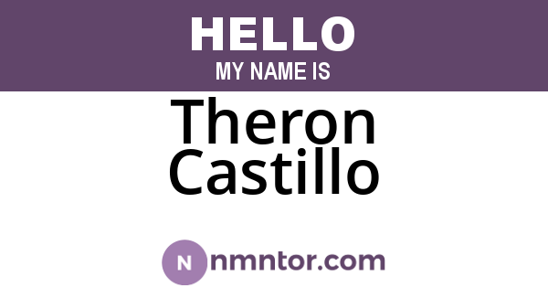 Theron Castillo