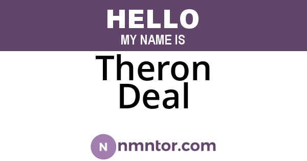 Theron Deal