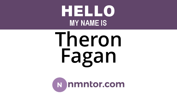 Theron Fagan