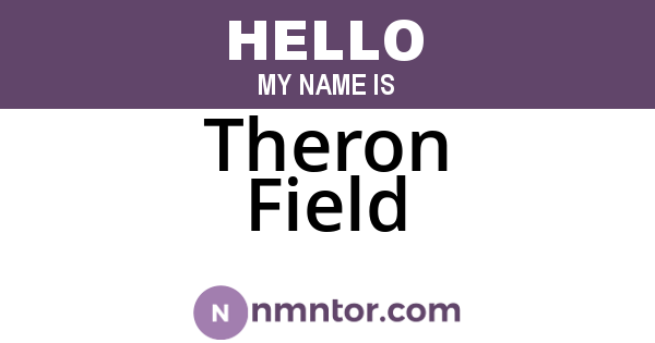 Theron Field