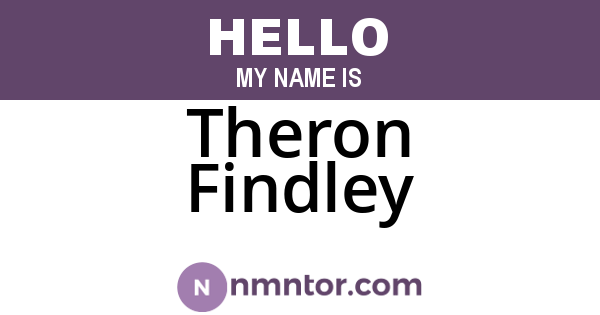 Theron Findley