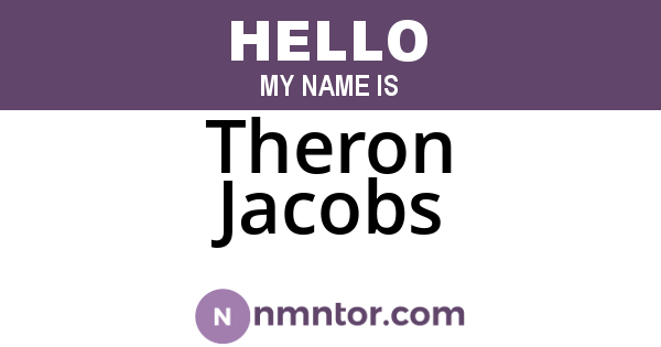 Theron Jacobs