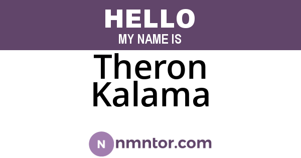 Theron Kalama