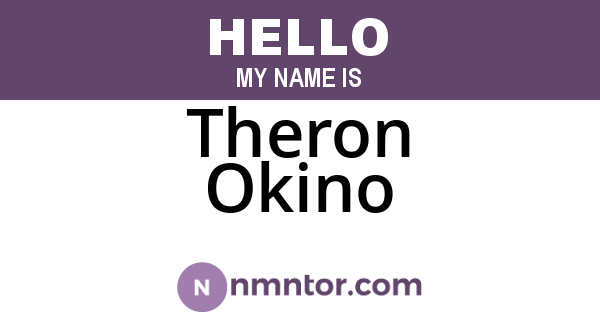Theron Okino