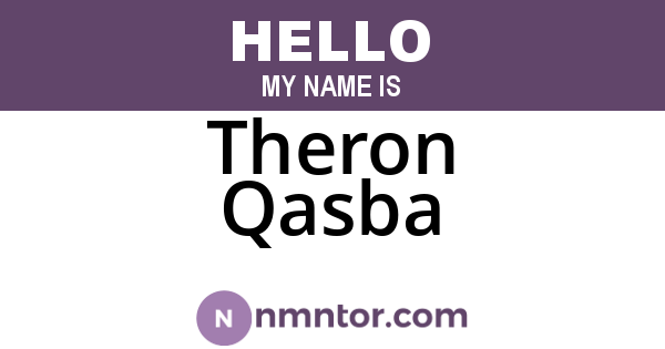 Theron Qasba
