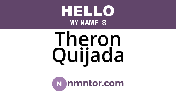Theron Quijada