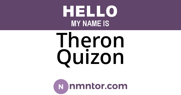 Theron Quizon