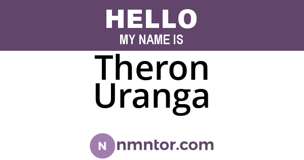 Theron Uranga