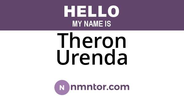 Theron Urenda