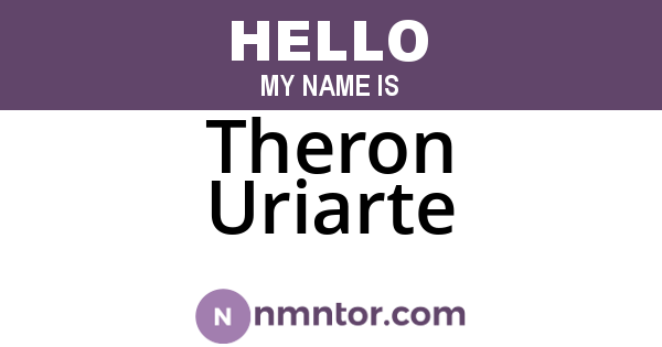 Theron Uriarte