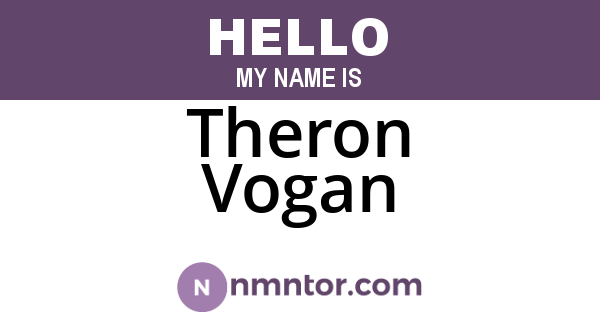 Theron Vogan