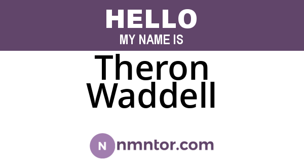 Theron Waddell
