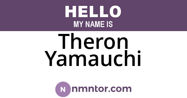 Theron Yamauchi