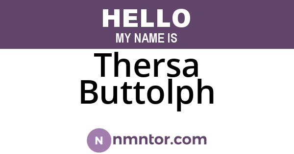Thersa Buttolph