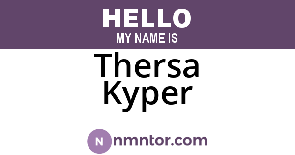 Thersa Kyper
