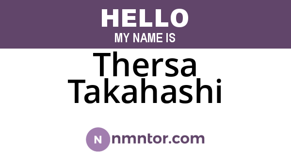 Thersa Takahashi