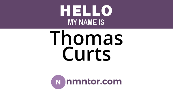 Thomas Curts