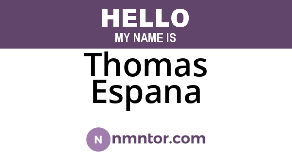 Thomas Espana