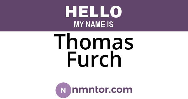 Thomas Furch