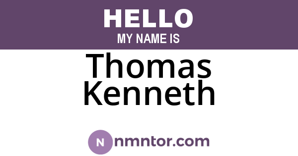 Thomas Kenneth
