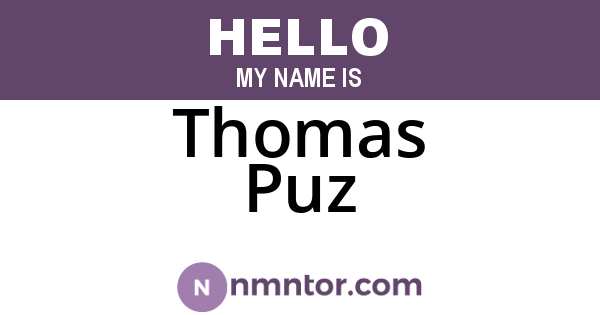 Thomas Puz