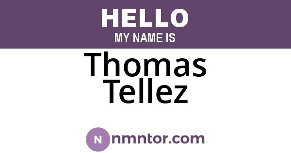 Thomas Tellez