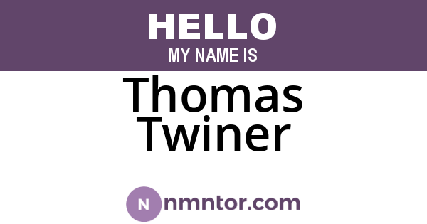 Thomas Twiner
