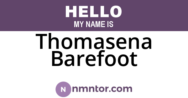 Thomasena Barefoot