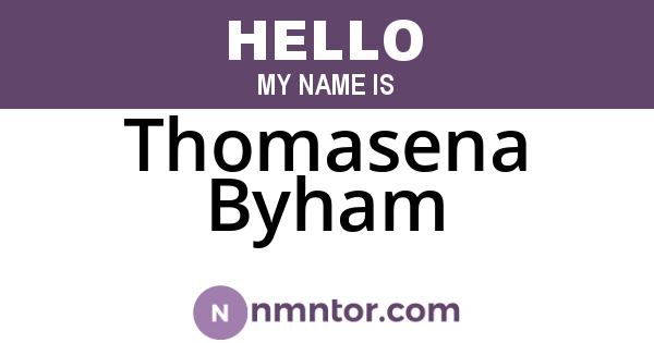 Thomasena Byham