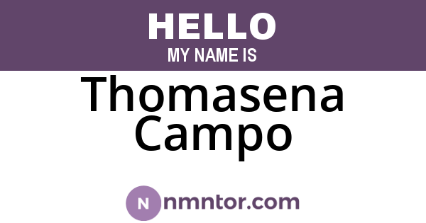 Thomasena Campo