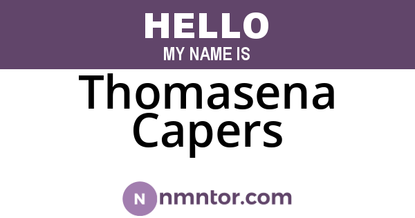 Thomasena Capers