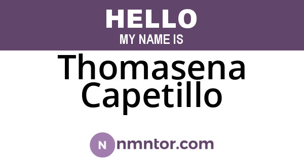 Thomasena Capetillo