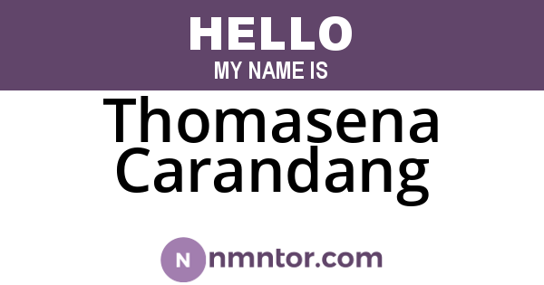 Thomasena Carandang