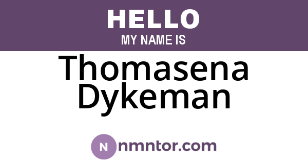 Thomasena Dykeman