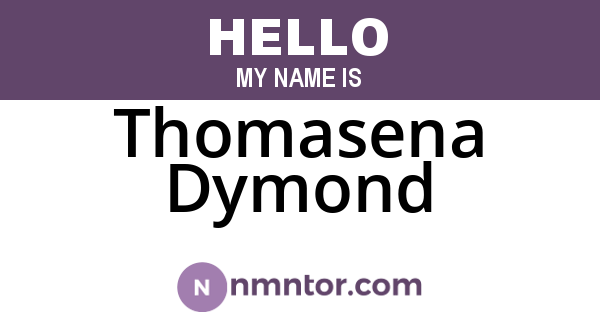 Thomasena Dymond