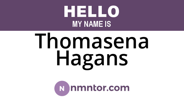 Thomasena Hagans